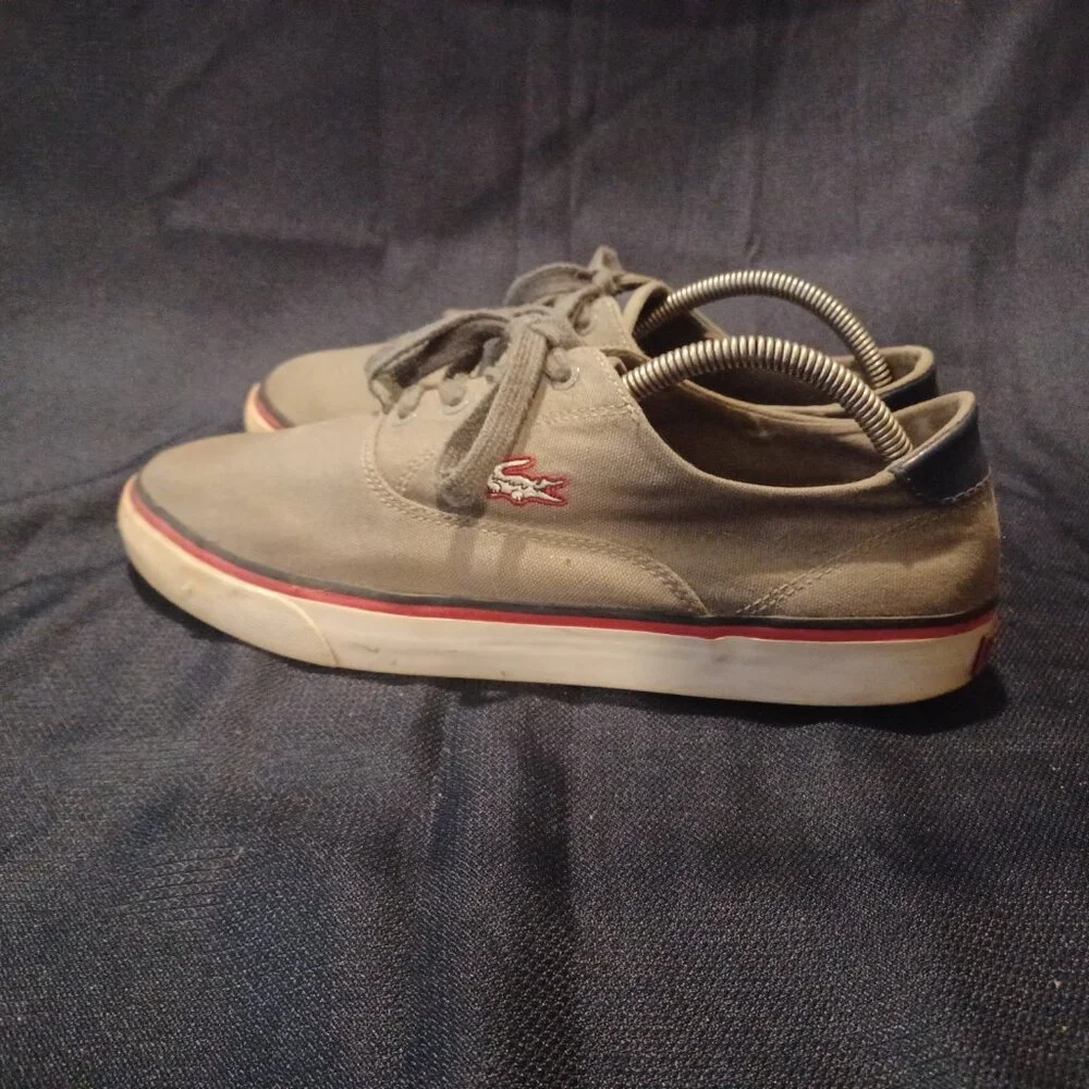 Lacoste Lace Yacht Club Mens Size 10 Classic‎ Casual Slip-On Shoes